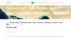 Desktop Screenshot of persianorarabiangulf.com